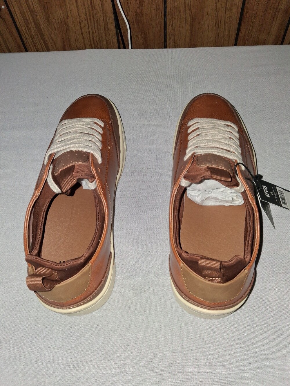 Steve Madden NYC Men's Markk Casual Sneakers - Brown - Size 8 - Picture 3 of 5